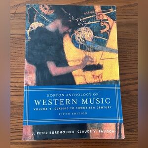 Norton Anthology of Western Music Volume 2- Music History
